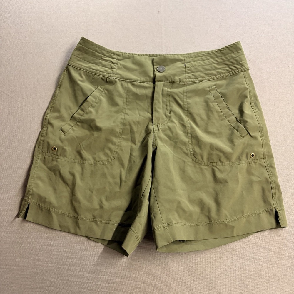 Athletic Works Womens XS Olive Green Stretch Hiking Shorts 0-2 AW2010028
